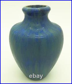 Art Deco A rare antique French pottery Pierrefonds crystalline Vase C. 1920's