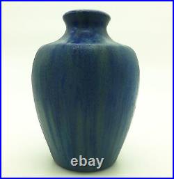 Art Deco A rare antique French pottery Pierrefonds crystalline Vase C. 1920's