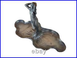 Art Nouveau WMF Early 1900 Rare Silver Plated Plate Antique Collectable Pewter