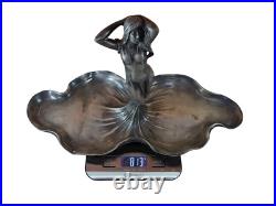 Art Nouveau WMF Early 1900 Rare Silver Plated Plate Antique Collectable Pewter