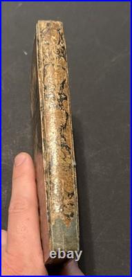 Beautiful Antique Rare Early 1800's Hand Written In Kurren German Recipe Book