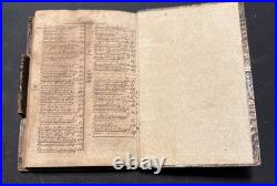 Beautiful Antique Rare Early 1800's Hand Written In Kurren German Recipe Book