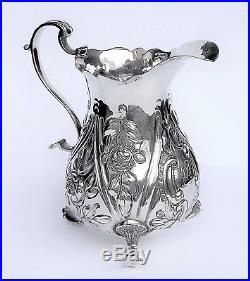 Beautiful Rare Early 18th Century Georgian Solid Silver Cream Jug
