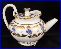 Beautiful Rare Early Derby Stevenson & Hancock Antique Miniature Teaset c1900