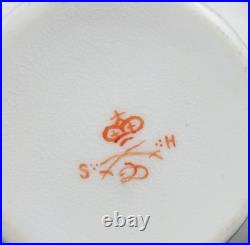 Beautiful Rare Early Derby Stevenson & Hancock Antique Miniature Teaset c1900