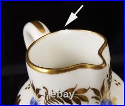 Beautiful Rare Early Derby Stevenson & Hancock Antique Miniature Teaset c1900