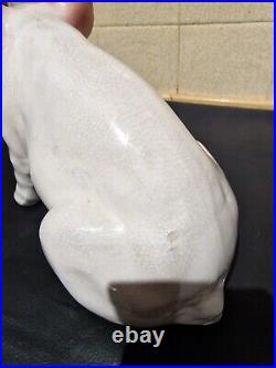 Butchers Point of Sale Very Rare Ceramic Piglet, 1940's Shop Advertising