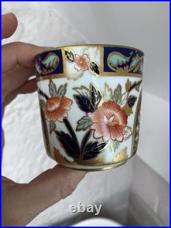 C1875 Rare Early Mark Antique Aynsley Imari Porcelain Coffee Can Cup & Saucer