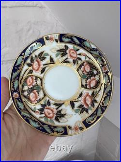 C1875 Rare Early Mark Antique Aynsley Imari Porcelain Coffee Can Cup & Saucer