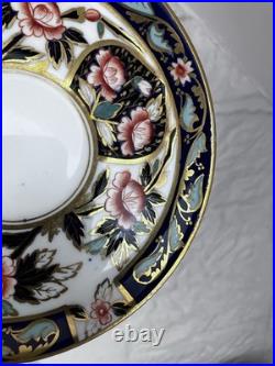 C1875 Rare Early Mark Antique Aynsley Imari Porcelain Coffee Can Cup & Saucer