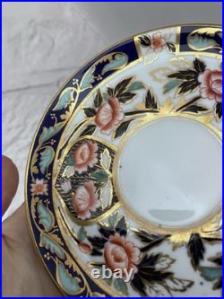 C1875 Rare Early Mark Antique Aynsley Imari Porcelain Coffee Can Cup & Saucer