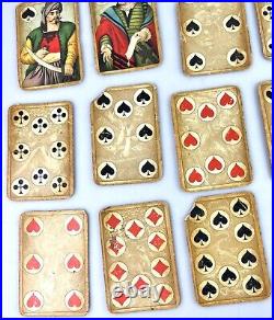 C1880 Early Dondorf Specialty Court Rare Antique Playing Cards Historic