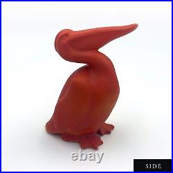 C1920 V. RARE Royal Doulton Leslie Harradine Red Pelican HN 123 Figurine Antique