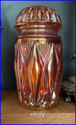 Carnival Glass Very Rare Brockwitz Patricia Pickle Jar