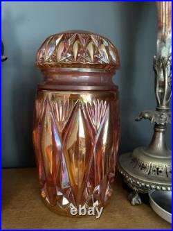 Carnival Glass Very Rare Brockwitz Patricia Pickle Jar