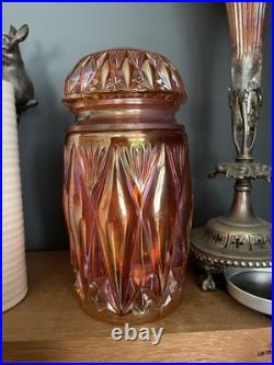 Carnival Glass Very Rare Brockwitz Patricia Pickle Jar