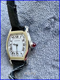 Cartier Tortue Early pre war watch / platinum / antique / rare