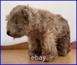 Charming Rare Early 20th Century Antique Pre War Mohair Teddy Bear on All Fours