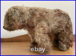 Charming Rare Early 20th Century Antique Pre War Mohair Teddy Bear on All Fours