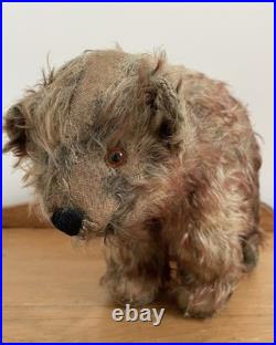 Charming Rare Early 20th Century Antique Pre War Mohair Teddy Bear on All Fours