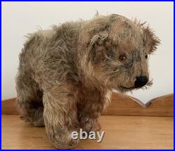 Charming Rare Early 20th Century Antique Pre War Mohair Teddy Bear on All Fours