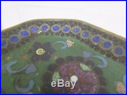 Chinese late Qing early republic period Cloisonne Plate rare geometric patterns