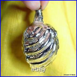 Christmas Silver Glass Ornaments Tree Hangings Antique Rare Mercury early 1900 Christmas Silver Glass Ornaments Tree Hangings Antique Rare Mercury early 1900