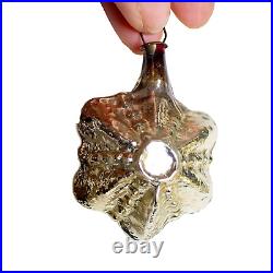Christmas Silver Glass Ornaments Tree Hangings Antique Rare Mercury early 1900 Christmas Silver Glass Ornaments Tree Hangings Antique Rare Mercury early 1900