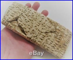 Circa 3000bce Ancient Near Eastern Clay Tablet With Early Form Of Writing Rare