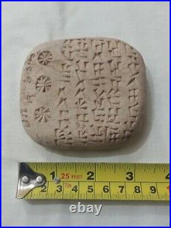 Circa Near Eastern Clay Tablet With Early Form Of Writing Rare