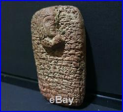 Circa Near Eastern Clay Tablet With Early Form Of Writings. Extremely Rare