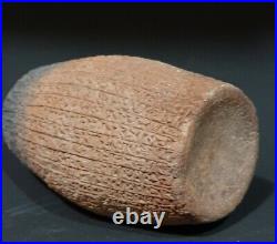 Circa Near Eastern Clay Tablet With Early Form Of Writings. Extremely Rare Shape