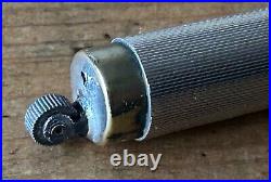 Colibri Sterling Silver Pocket wheel lighter, Antique early rare, hallmarked