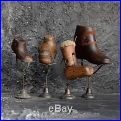 Collection of Rare Early 20th Century Mounted Medical Shoe Last Forms