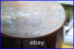 Copper Kettle Dovetailed Rare Early Antique Vintage Victorian Estate Kitchen