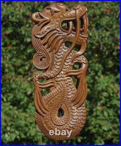 Dragon Sculpture Asian Oriental Early 20thC 39cm/59cm Quality Carving Read Rare Dragon Sculpture Asian Oriental Early 20thC 39cm/59cm Quality Carving Read Rare