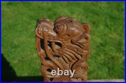 Dragon Sculpture Asian Oriental Early 20thC 39cm/59cm Quality Carving Read Rare Dragon Sculpture Asian Oriental Early 20thC 39cm/59cm Quality Carving Read Rare