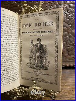 EARLY RARE ANTIQUE CHAPBOOKS BOUND INTO VOLUME comic reciter / kings queens