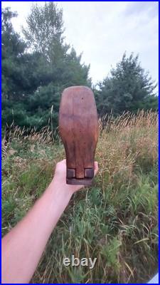 EARLY Rare ANTIQUE Wooden MECHANICAL BOOT Tool