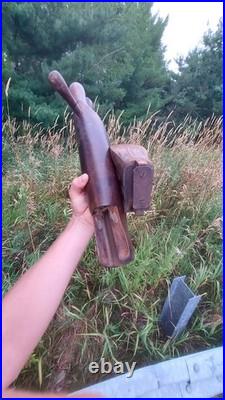 EARLY Rare ANTIQUE Wooden MECHANICAL BOOT Tool