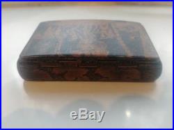 Early 1800, Snuff Box, Robert Burns, Tam O' Shanter, Very rare, Mauchline Ware