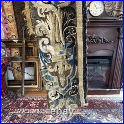 Early 18th Century Antique tapestry Border Ultra Rare