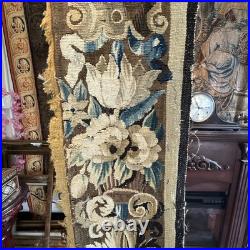 Early 18th Century Antique tapestry Border Ultra Rare