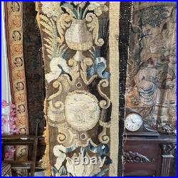 Early 18th Century Antique tapestry Border Ultra Rare