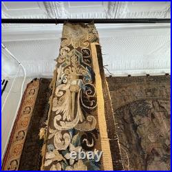 Early 18th Century Antique tapestry Border Ultra Rare