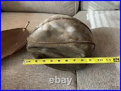Early 1900's Antique leather Basketball w Bladder Spaulding RARE