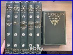 Early 1900's Full Six Book Set The Gardener's Assistant Antique Books Rare