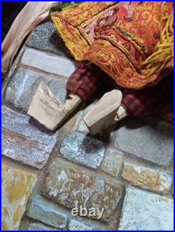 Early 1900s-30s Rare, Unique Antique Handmade Uzbekistan Theater Puppet Doll P6