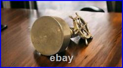 Early 1900s Solid Brass Cigar Cutter with Maritime Heritage. Antique Rare Cigar Early 1900s Solid Brass Cigar Cutter with Maritime Heritage. Antique Rare Cigar