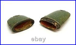 Early 19th C. Chinese Eyeglasses with Folding Temples and Shagreen Case, RARE